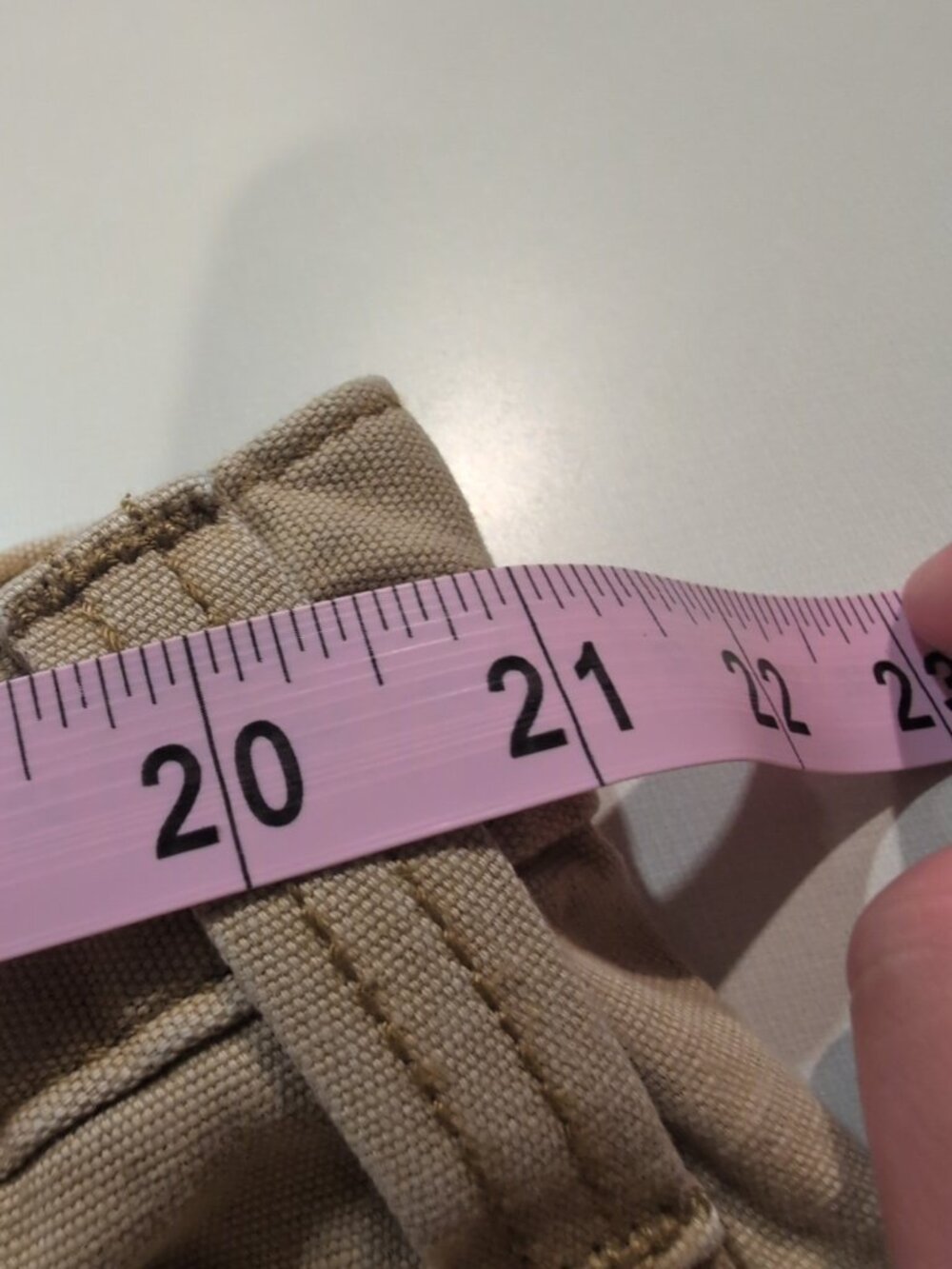 Carhartt Pants Mens 44 Relaxed Fit Tan Shorts Khakis Solid Workwear - Picture 8 of 9